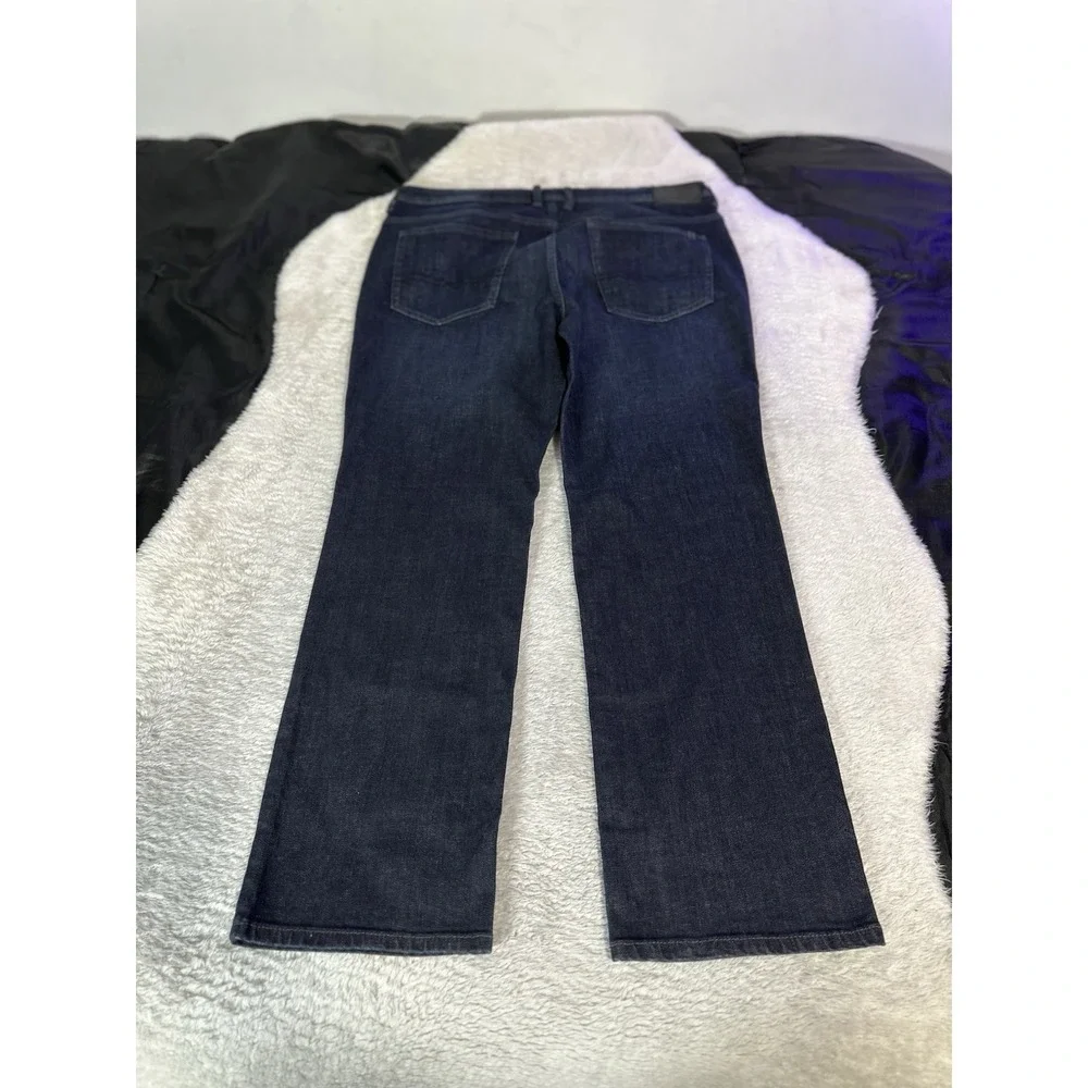 Buffalo David Bitton Jackson‎ X Straight Blue Denim Jeans Size 38x32 Stretch